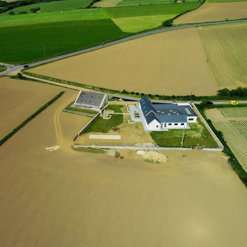 Un gîte de location au milieu des champs de Ploudalmézeau